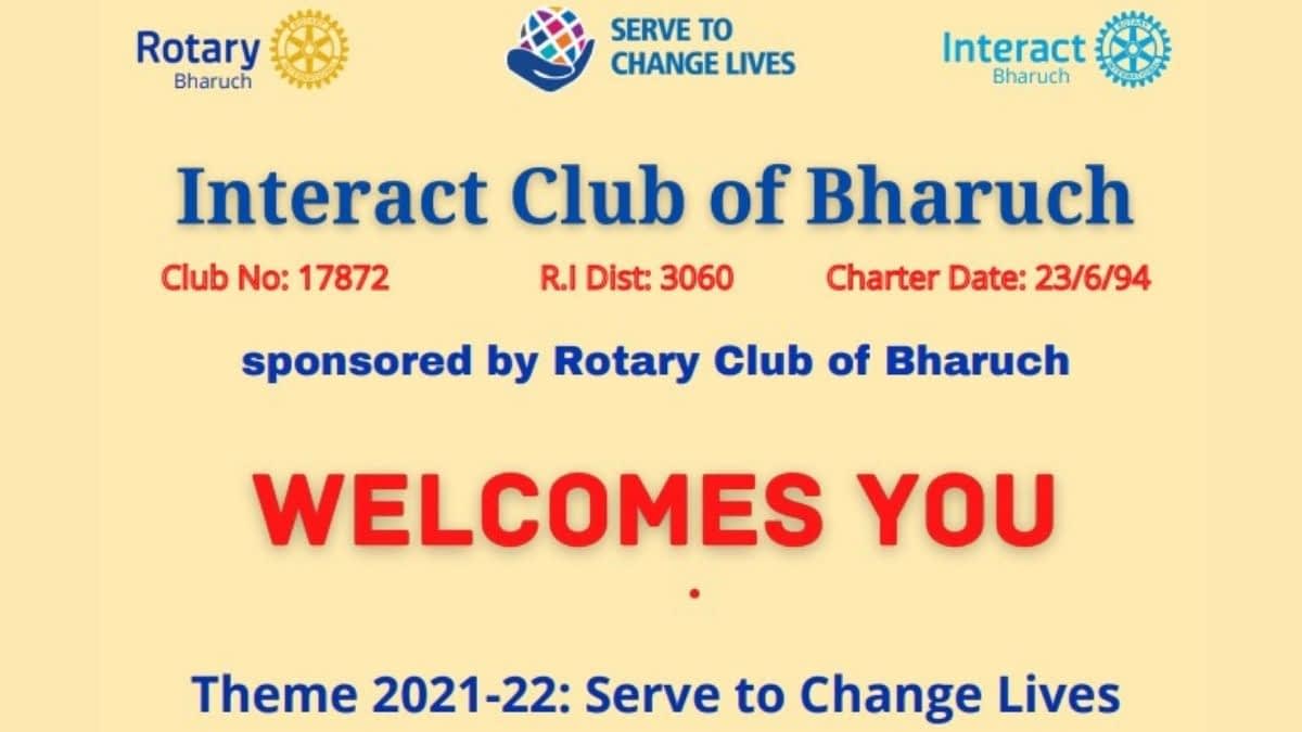 Interact club of Bharuch along with Rotary club of Bharuch organise an Event to bring awareness against Drug Addiction